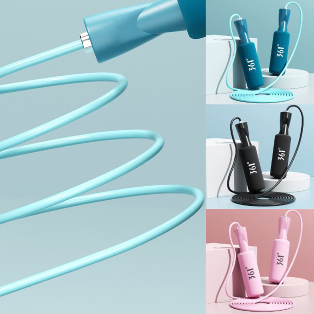 스틸 베어링 줄넘기 스포츠 경량 361도 길이조절 핸들