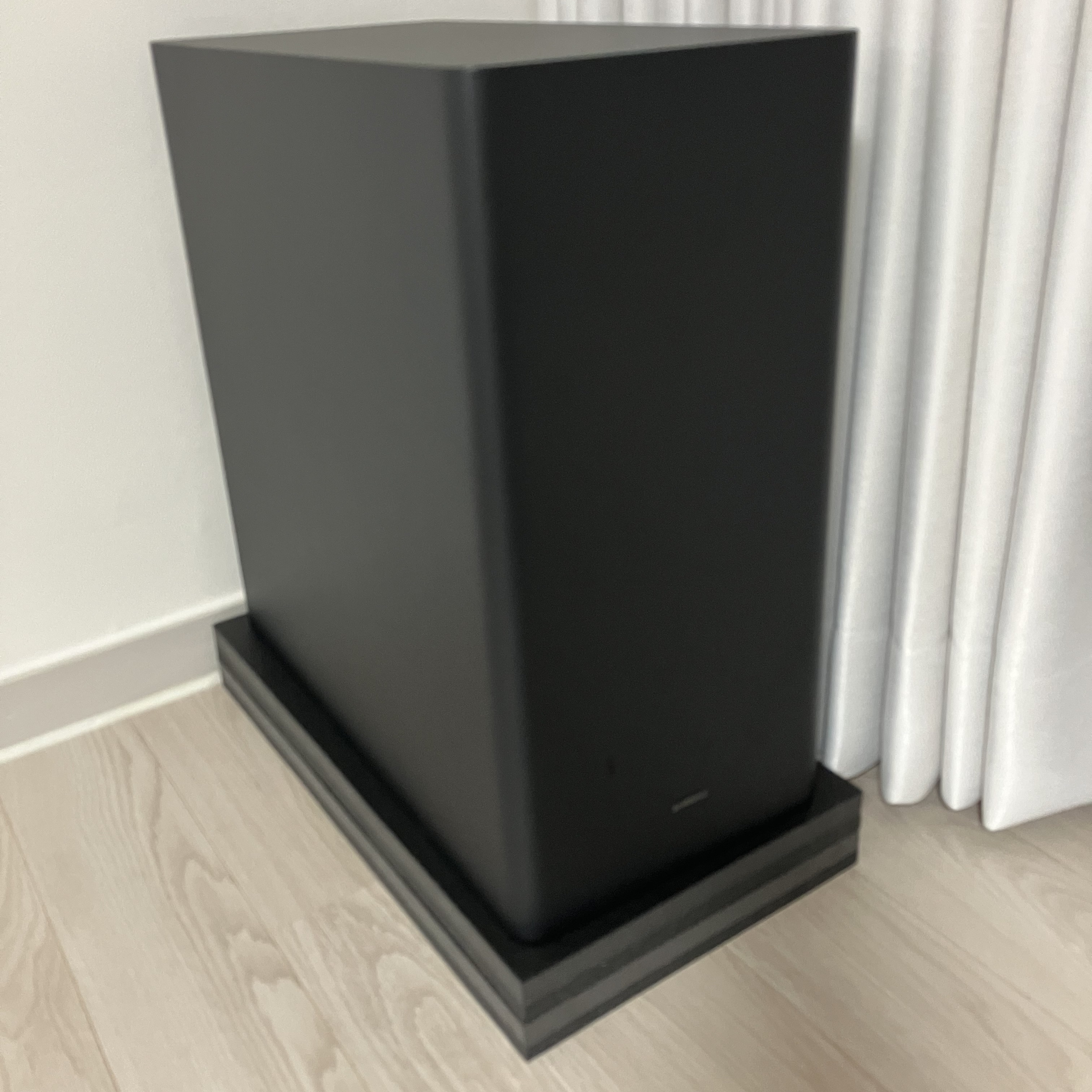 덕진스펀지 스피커 매트 2개 우퍼 방진패드 삼성사운드바 서브우퍼 받침대 400X200X25T