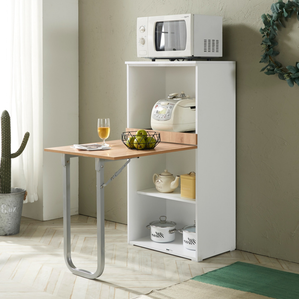 자몽 1200 전자렌지 식탁겸 렌지대 밥솥 식탁 테이블