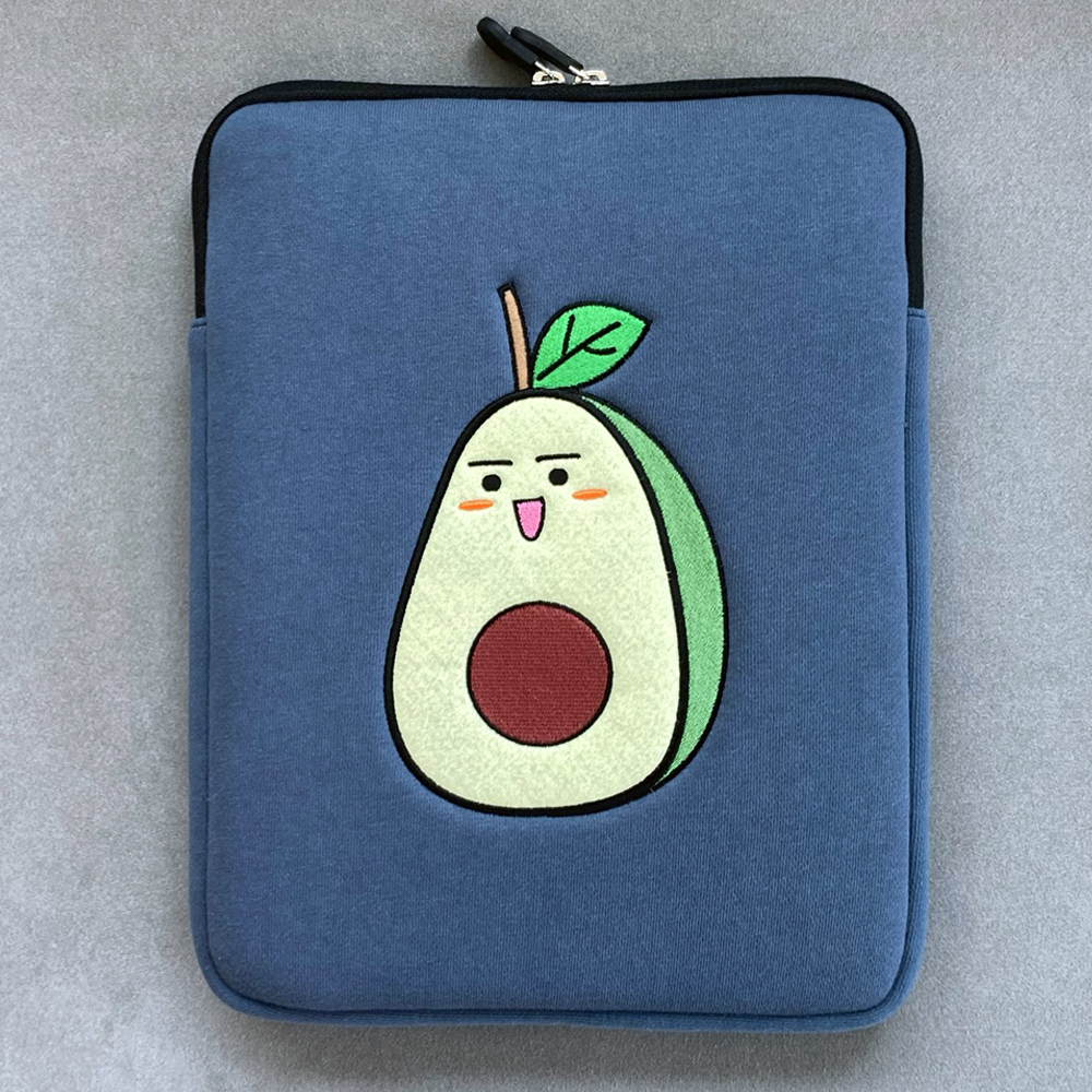 아보씨 아이패드파우치 태블릿 갤럭시탭 아보카도 캐릭터 28cm 33cm(11인치 13인치) - 상세 이미지 3