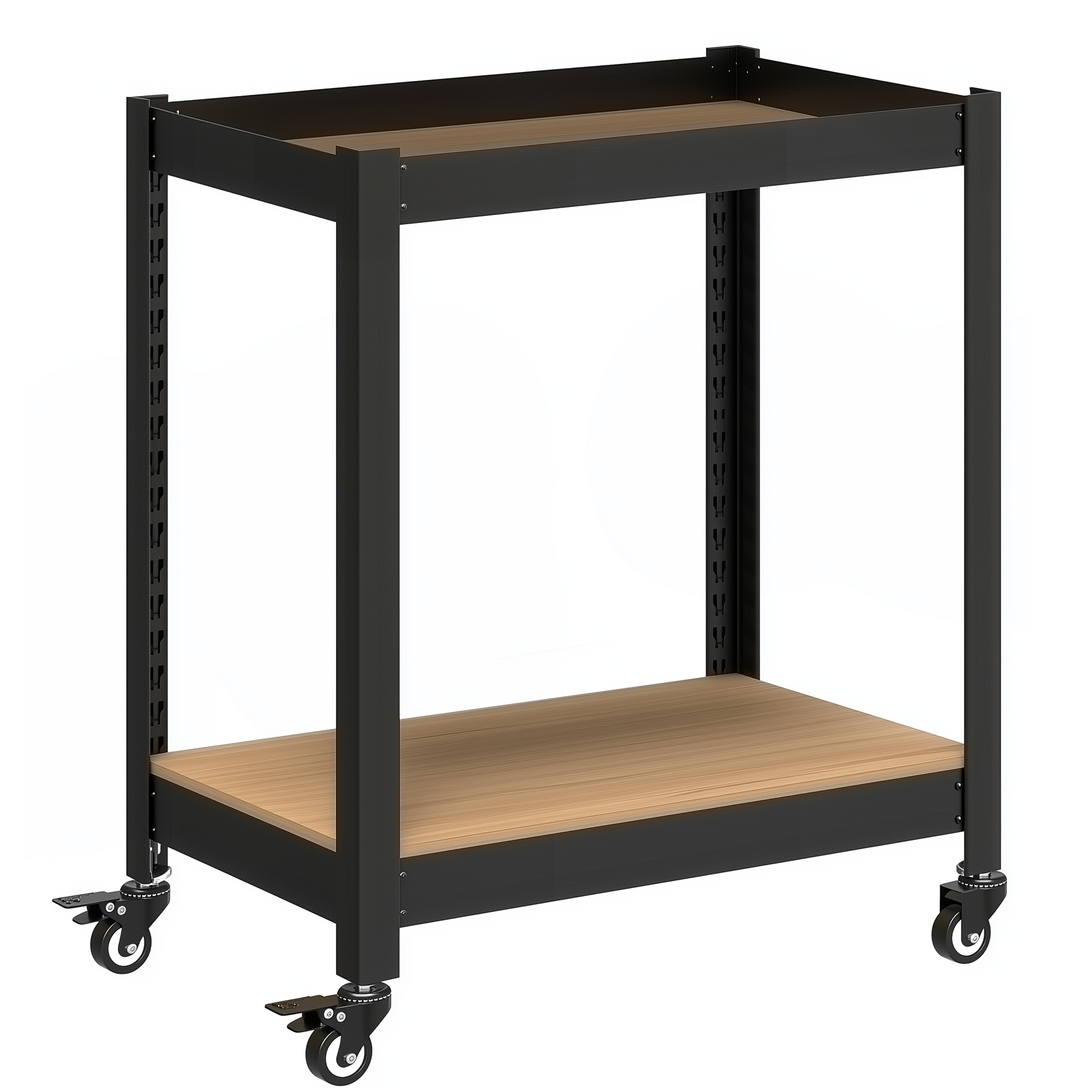 바퀴선반 바퀴달린선반 틈새 트롤리 이동식 트레이 홈던트 2단 303075