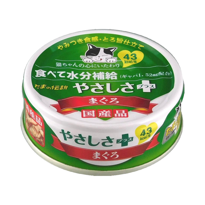 일본 참치 산요 타마의 전설 부드러움 플러스 70g 고양이사료 - 상품 이미지