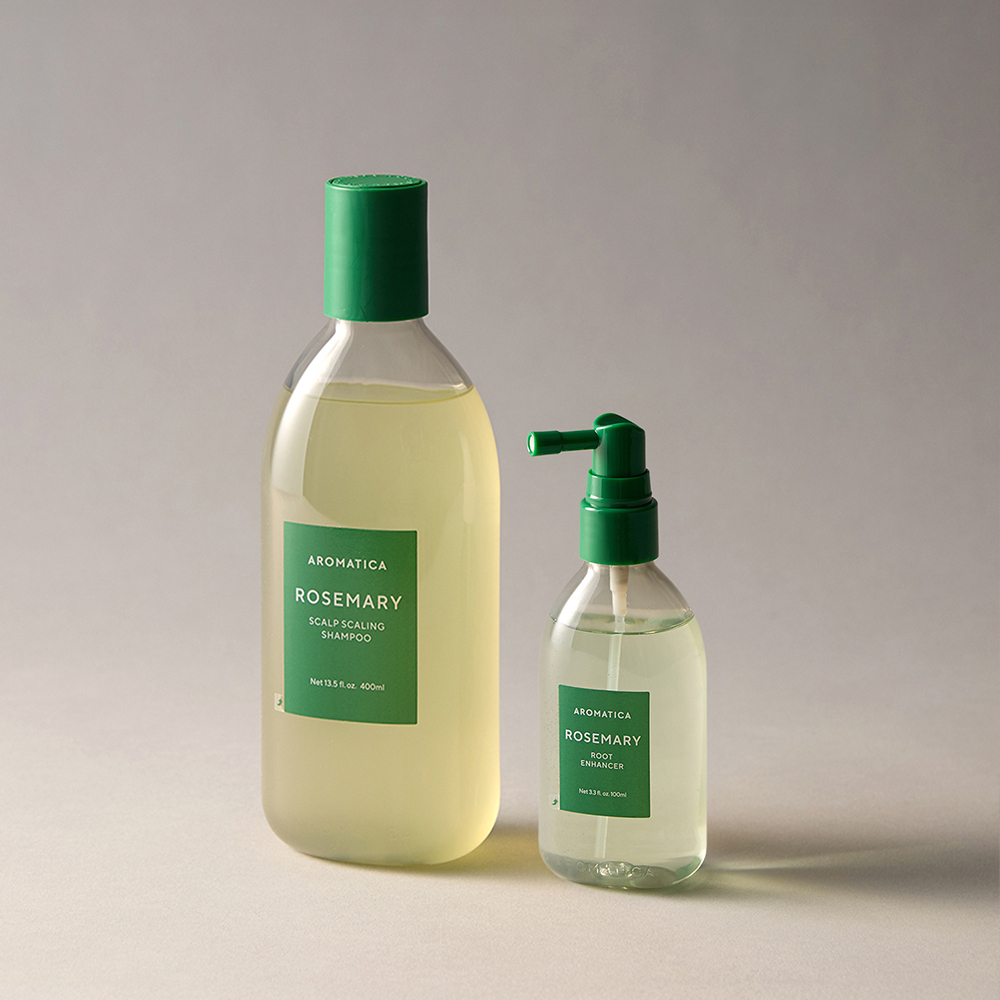 아로마티카 샴푸 & 두피토닉 세트 (로즈마리 샴푸 400ML + 로즈마리 토닉 100ML)