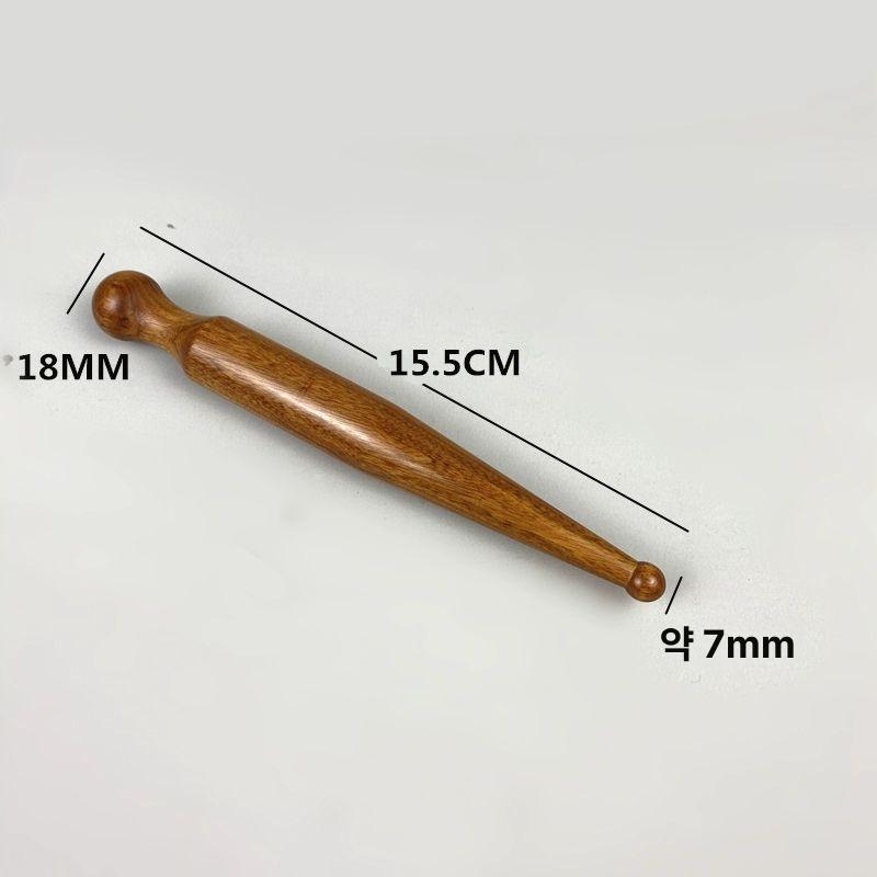 옥괄사 마사지 도구 뷰티 혈위도 전신 더블헤드 지압펜 경혈도 포함+수납백 - 상세 이미지 3