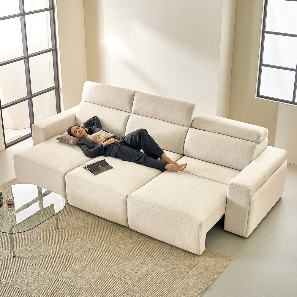 [웰퍼니쳐] 에픽 모션 슬라이드 전동 리클라이너 소파 3인용 4인용