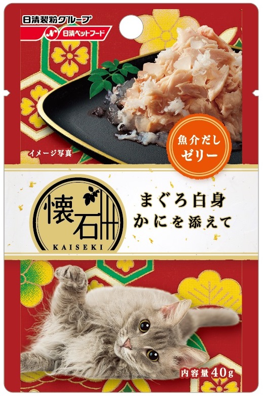 일본 고양이 참치 펫라인 가이세키 레토르트 kgP2 젤리 40g