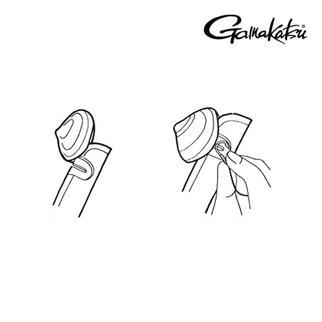 가마가츠 아케미군 GM-319 돌돔 낚시 조개 오프너 미끼 꽂이 바늘 꿰기 도구 이미지 6