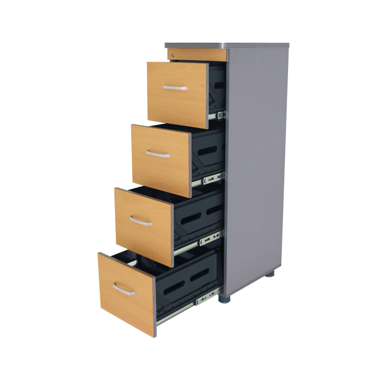 토파스 TR 4단 이동서랍 다용도 사무실 파일 수납장 책상 사무용서랍장