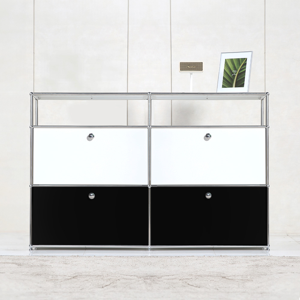 이가페 미드센츄리 모듈거실장 듀오 2x3 투플로어 수납장 비스포크콤비