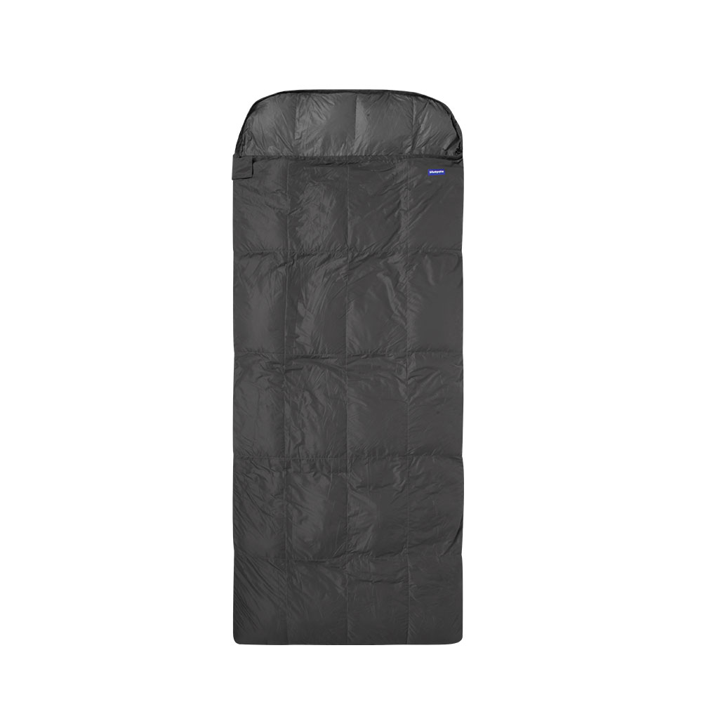 블루폴 타카로 덕다운 캠핑 침낭 프리미엄 오리털 충전재 이불 1460g, 차콜