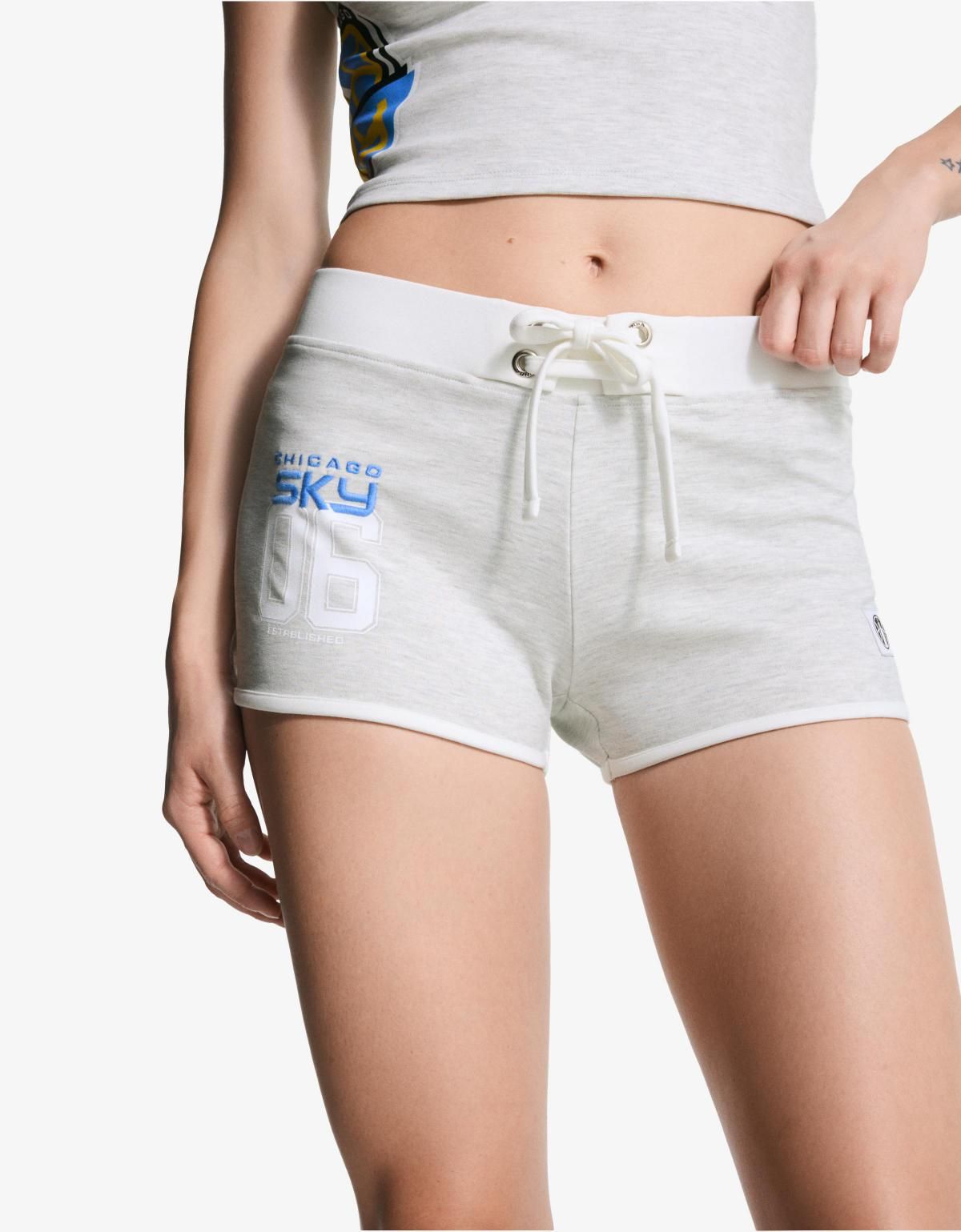 버쉬카 스포츠 캐주얼 WNBA 미니 쇼츠 8343/360 GREY - 상세 이미지 3