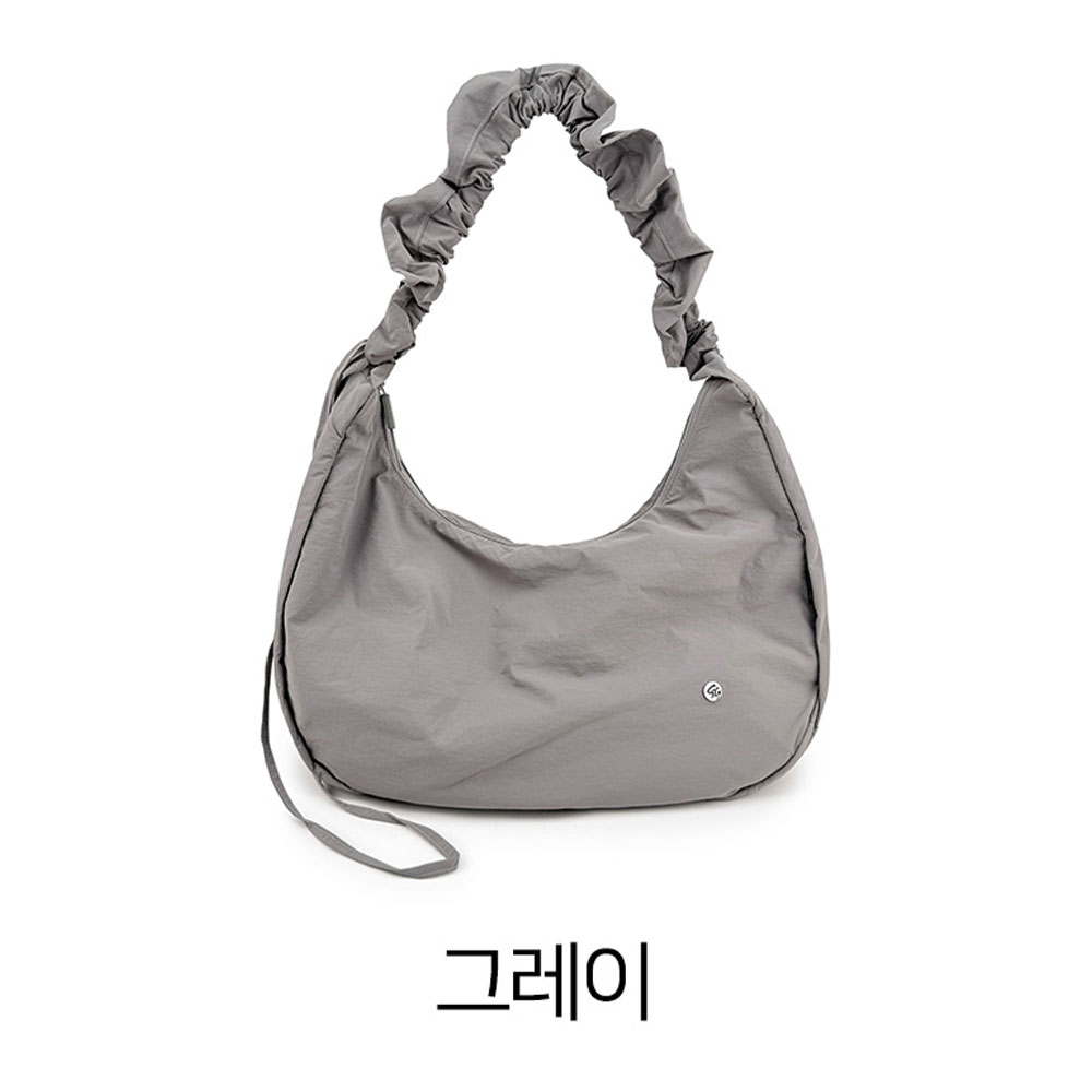 가벼운 나일론 빅숄더백 대학생 여대생 직장인여성출근가방 경량 라운드 큰 대형 천가방 - 상세 이미지 3