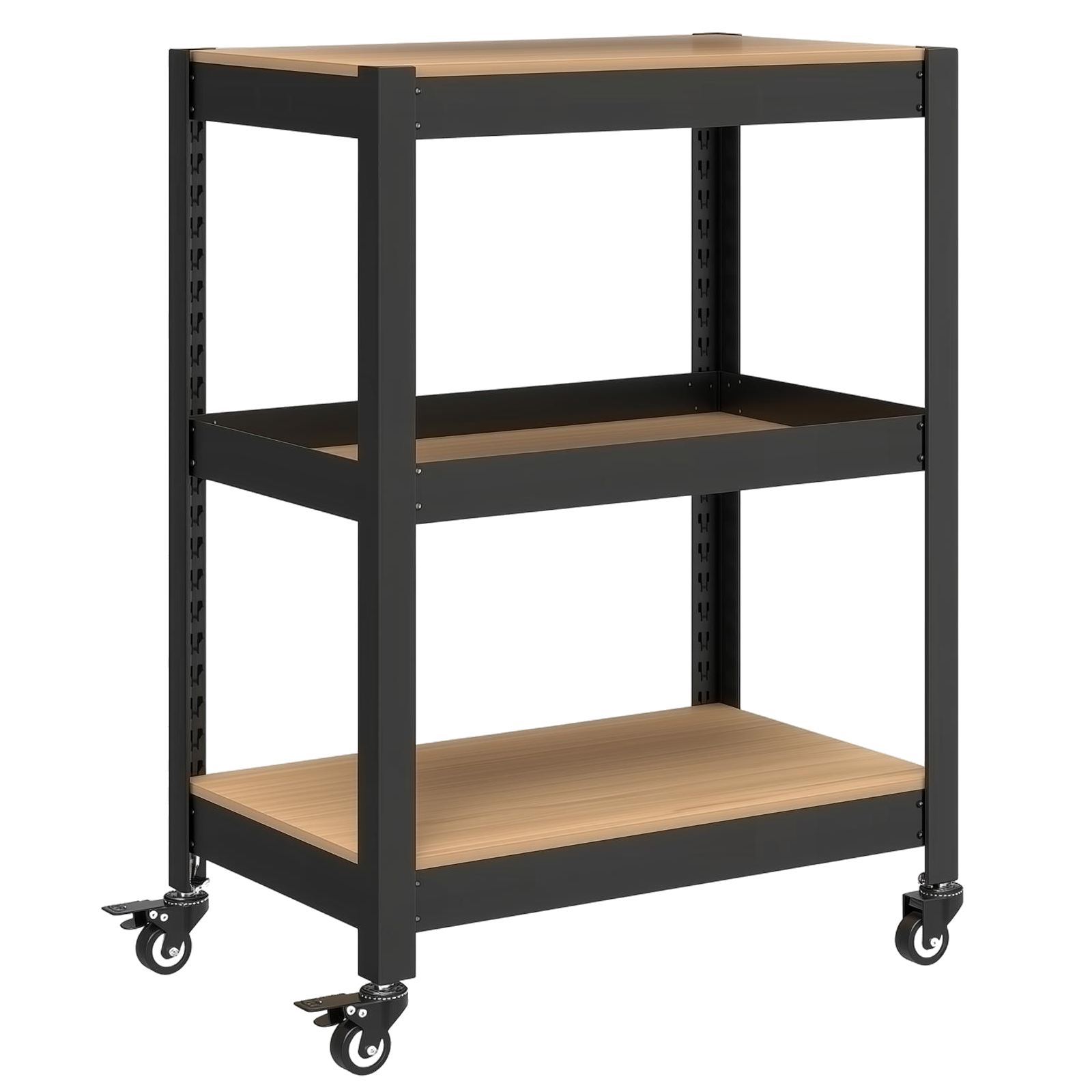 바퀴선반 바퀴달린선반 틈새 트롤리 이동식 트레이 홈던트 3단 303075