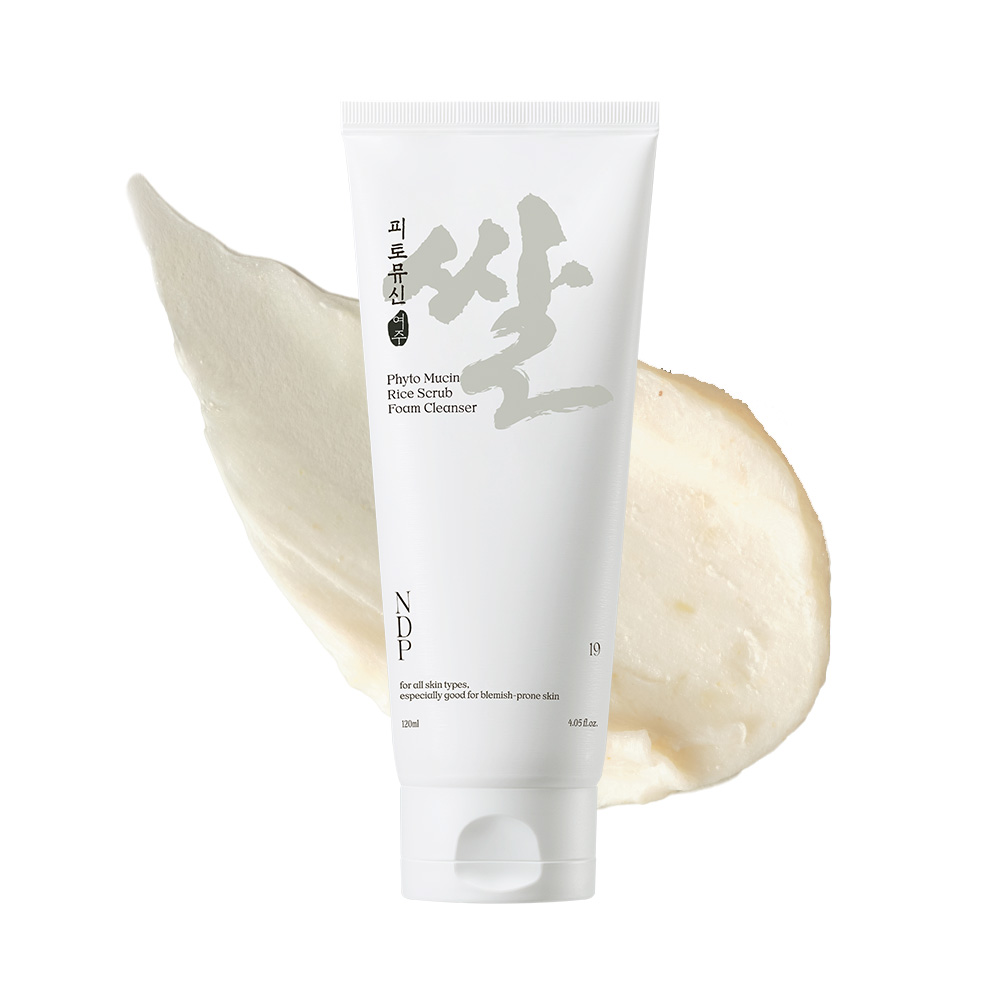 NDP 피토뮤신 쌀 스크럽 저자극 클렌징 폼 120ml - 메인 이미지