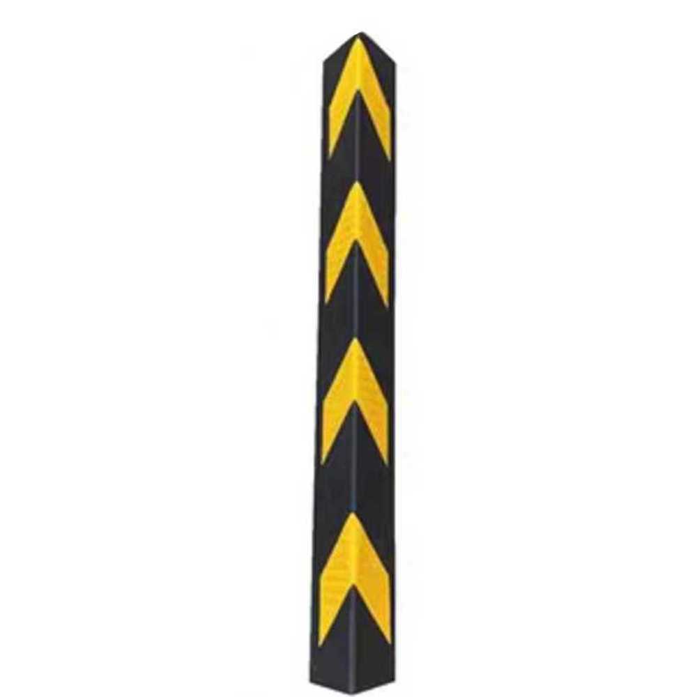 주차장코너보호대 충돌방지 고무 모서리 시공 커버 800x100x4mm - 상품 이미지