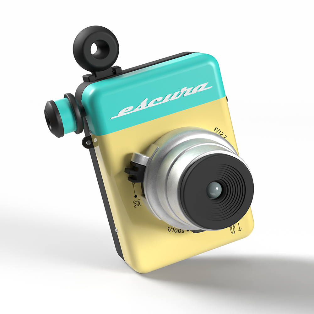 에스쿠라 필름카메라 수동 즉석카메라 인스턴트60s 선셋드림 블루