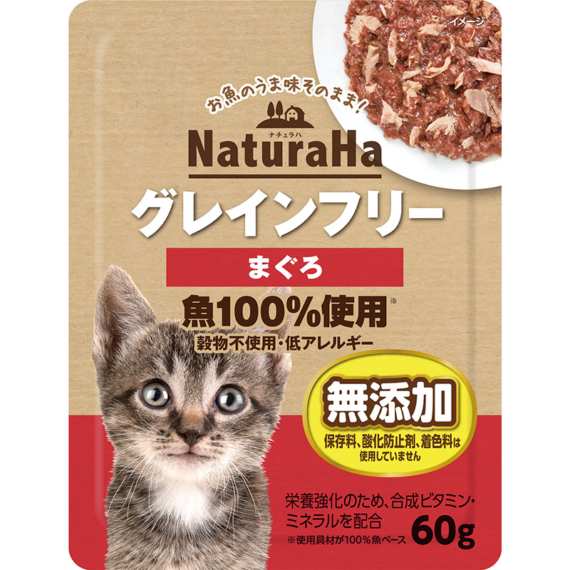일본 참치 마루칸 선라이즈 내추럴하 그레인 프리 60g 고양이사료 - 상품 이미지