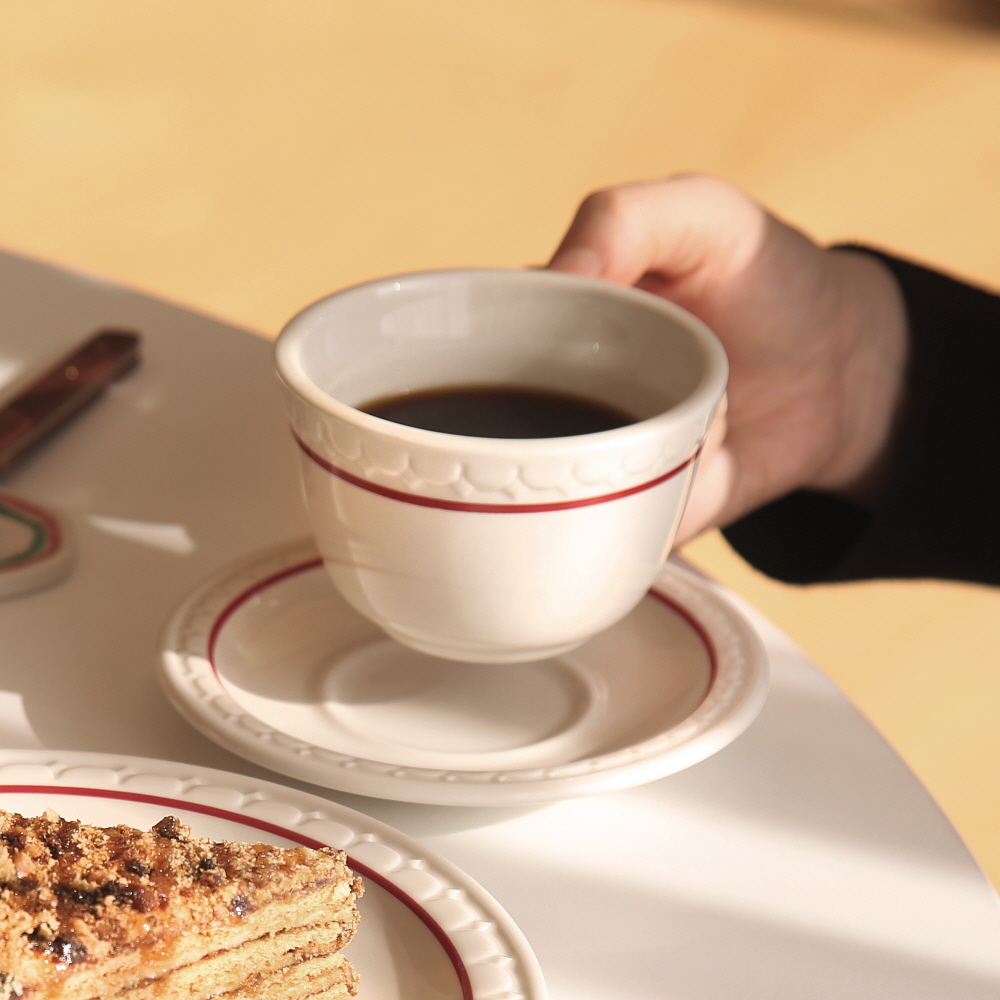 시라쿠스 쉐난고 카디날 빈티지 카페 커피 도자기 티컵 / 커피잔세트 250ml