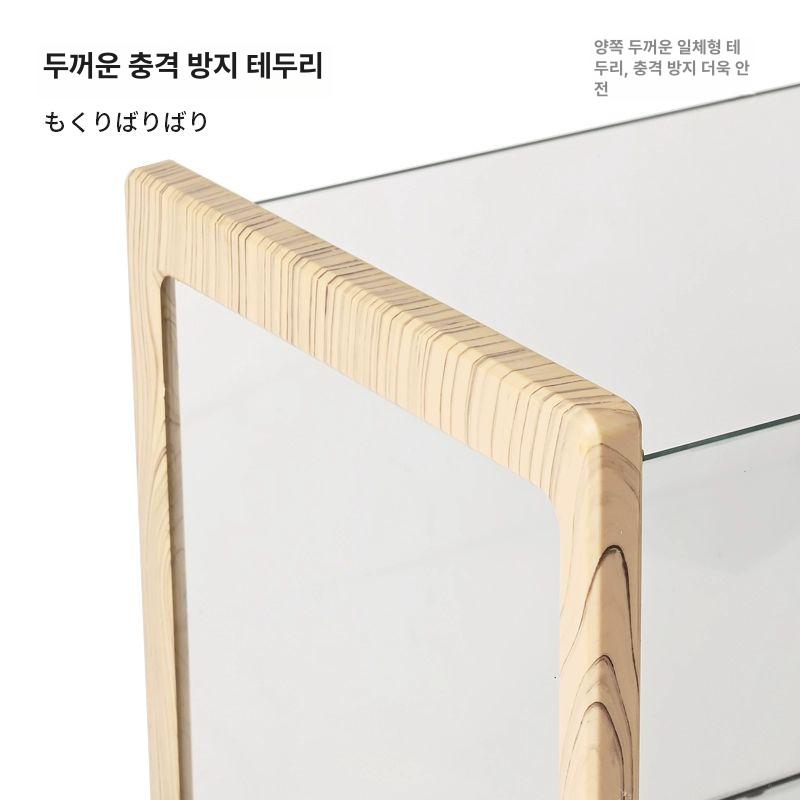 원목 반수생 거북이 실린더 베타 수조 수족관 견사 60형 패키지 A 바닥 배수 - 상세 이미지 5