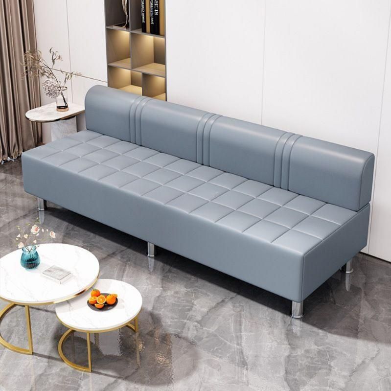 미용실 대기의자 긴 병원 등받이 쇼파 대기실 장의자 블랙 / 1.1m