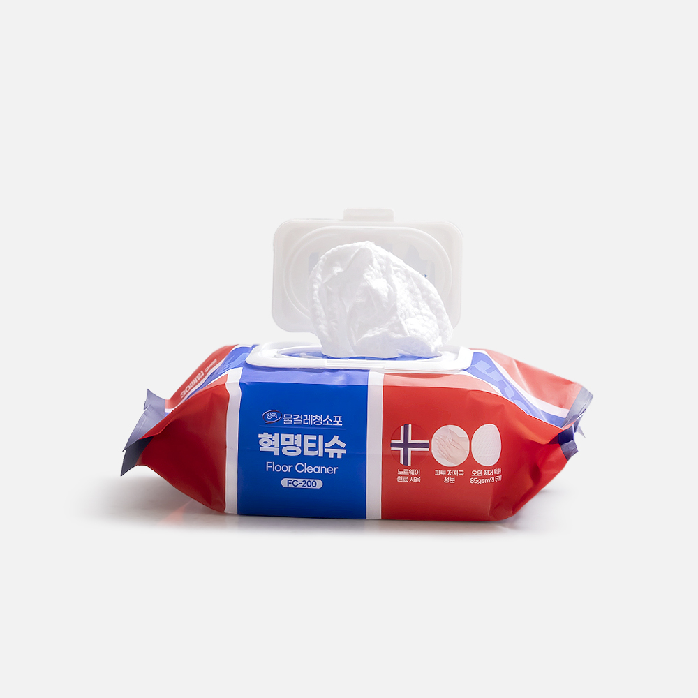 L2 혁명티슈 강력 청소물티슈 물걸레 청소포 FC-200 30매 3개 - 상세 이미지 2