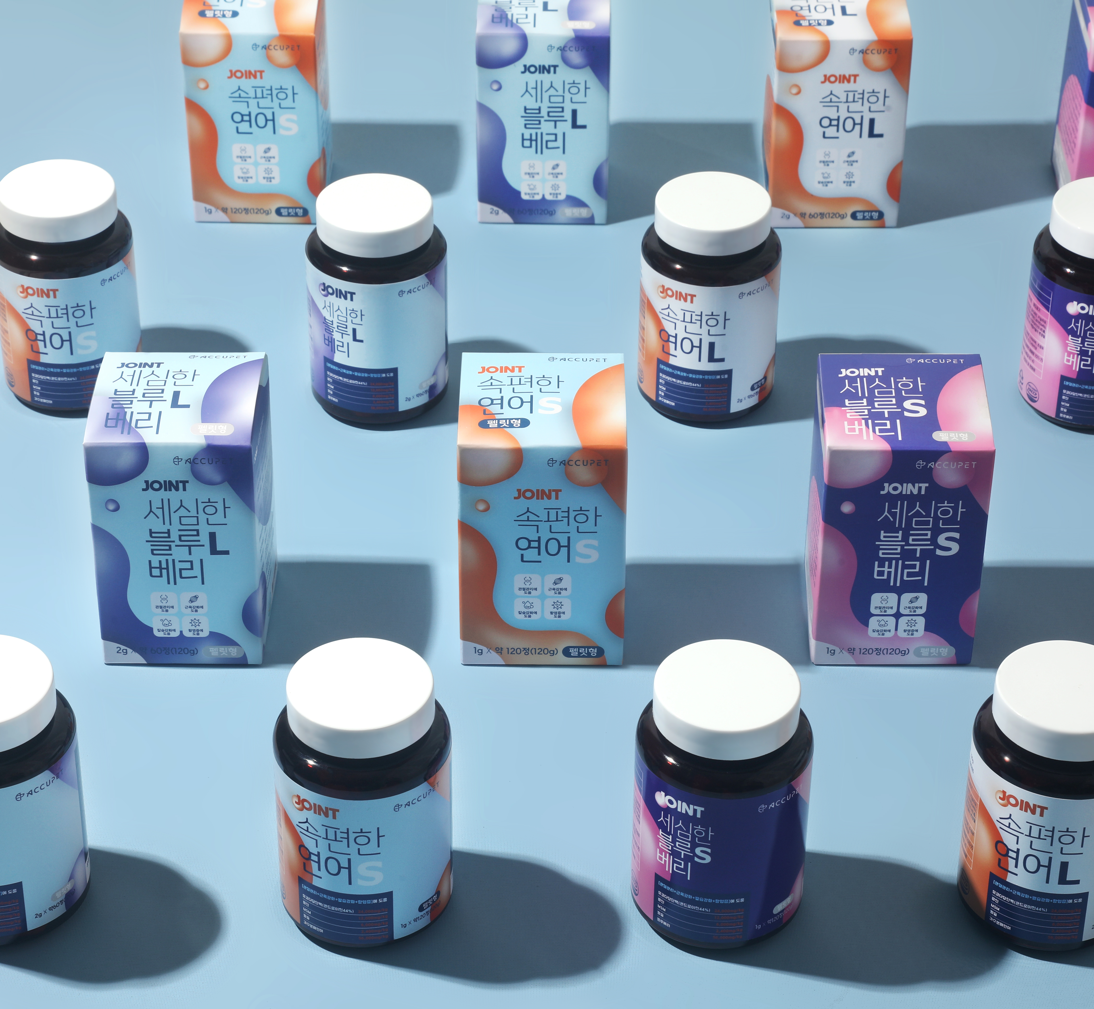 아큐펫 강아지 관절 영양제 노견 슬개골 연골 블루베리 S 120g, 1개