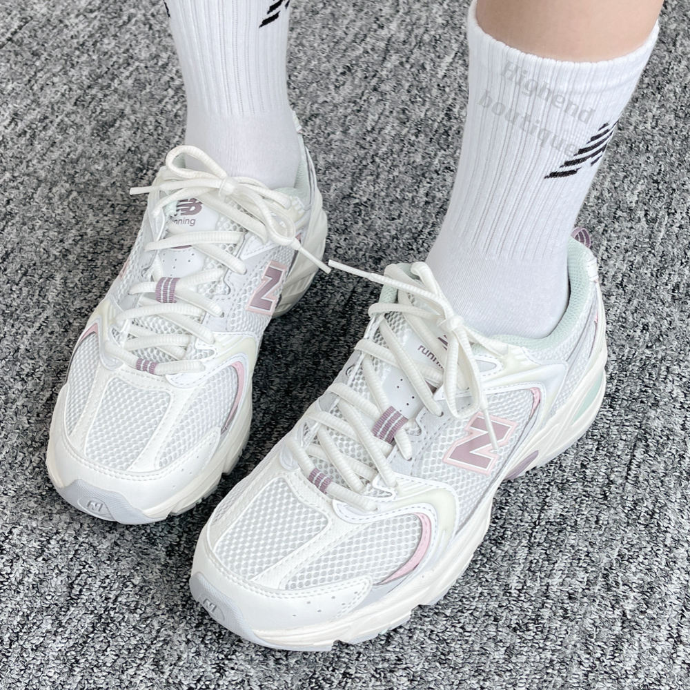 뉴발란스 530 런닝화 운동화 발볼넓은 아이보리 핑크, 245 - 상세 이미지 4