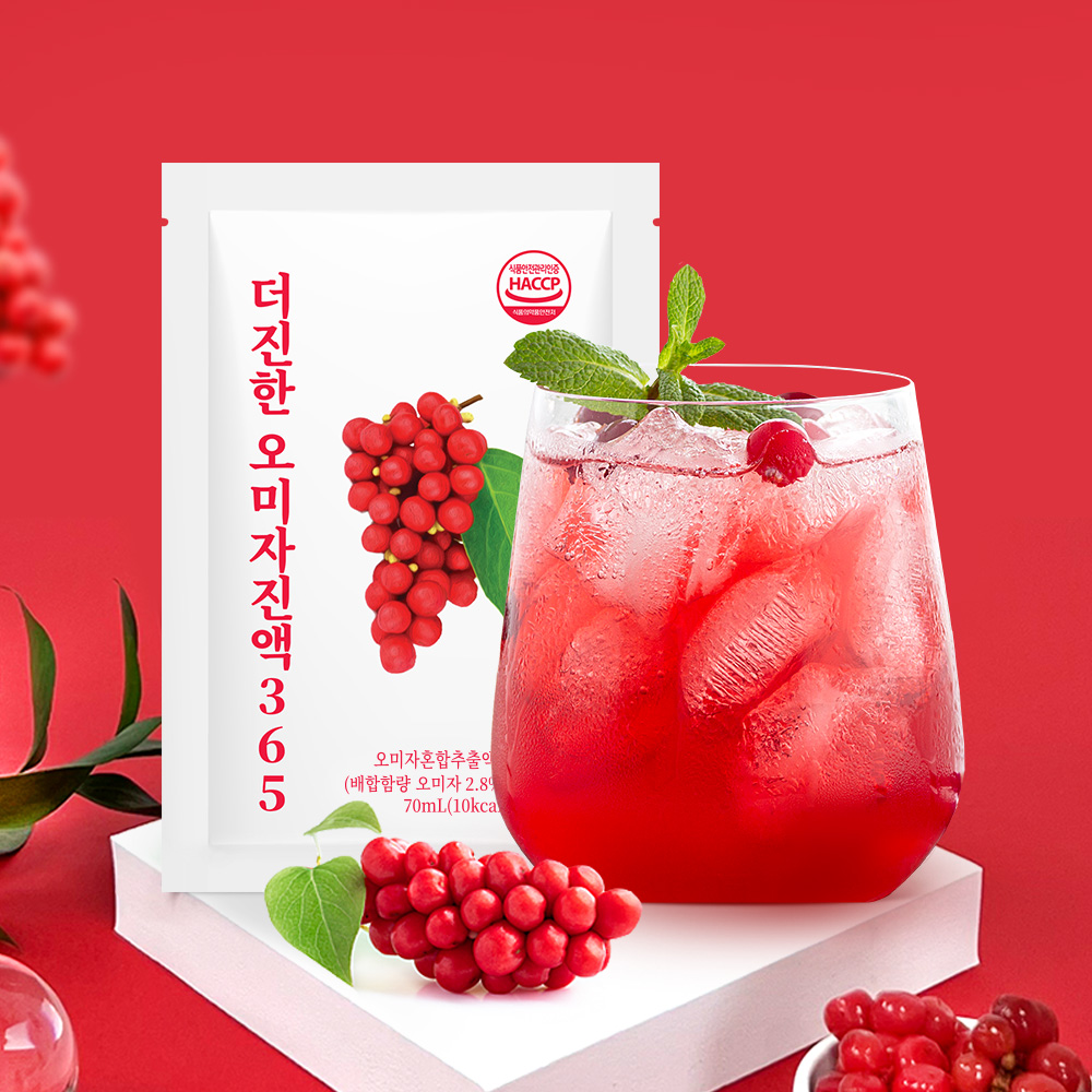 더진한 오미자진액365 오미자차 건강음료 50포, 1개
