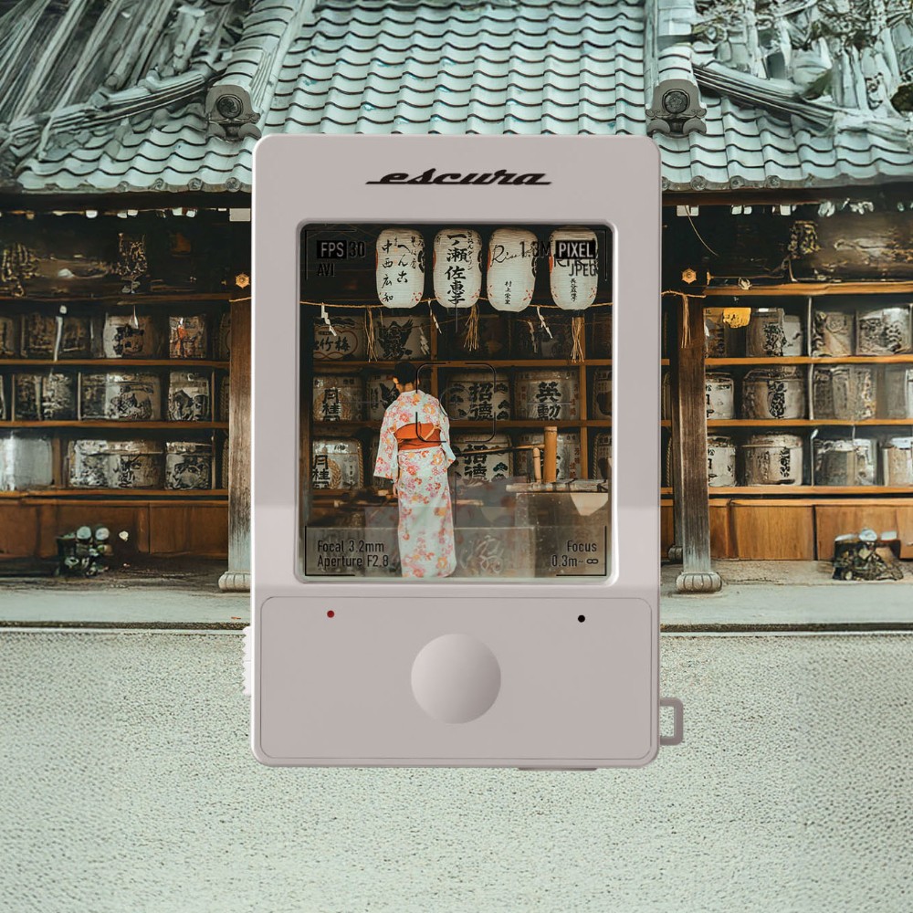 Escura InstantSnap 충전식 미니 토이카메라 SN-25-WH 이미지 6