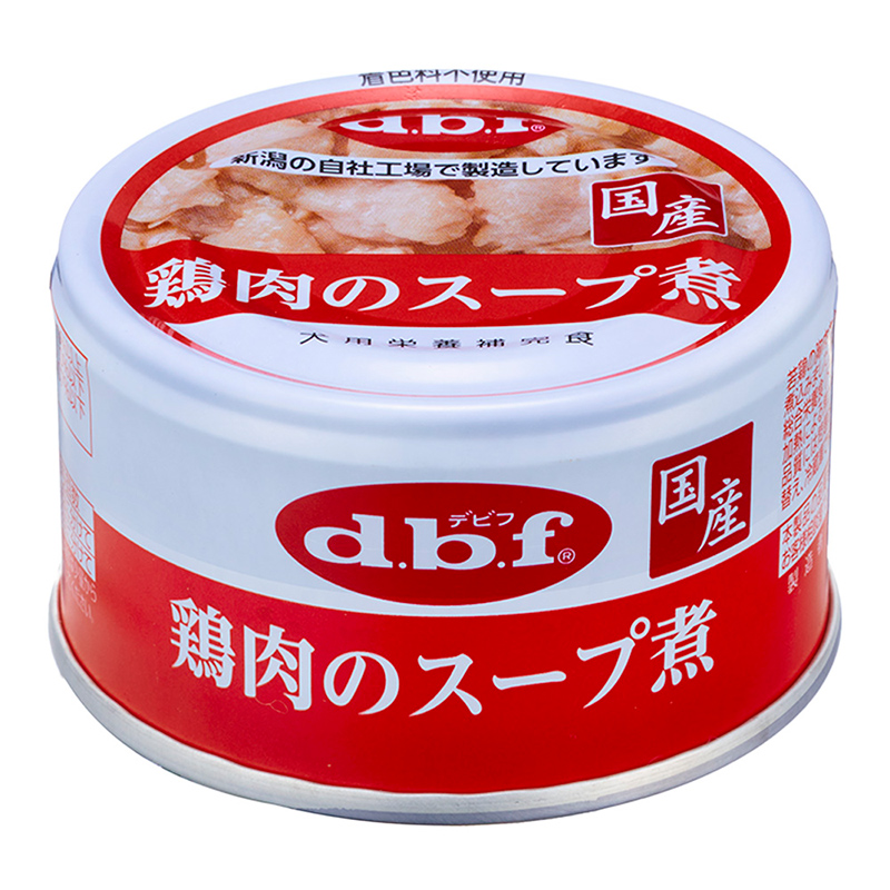 일본 닭고기 스프 조림 데비후펫 dbf 85g 고양이사료 - 상품 이미지