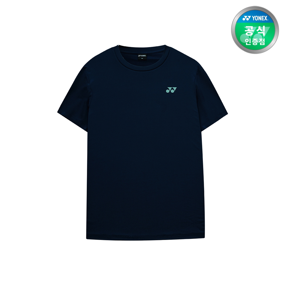 요넥스 253TS055U 배드민턴 반팔 티셔츠 남녀공용 데일리웨어 미드나잇블랙 - 상품 이미지