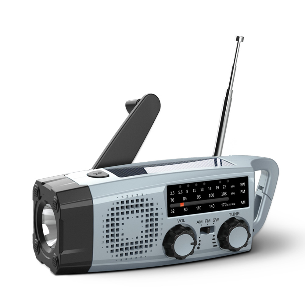 휴대용 크랭크 재난 라디오 미니 FM 단파 효도 라디오 이미지 8