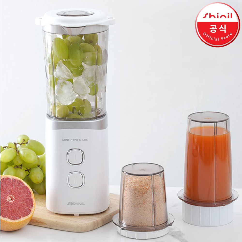 신일 국산 소형 믹서기 미니 가정용 블랜더 이유식 다지기 야채 과일 쥬스 양념 분쇄 블렌더
