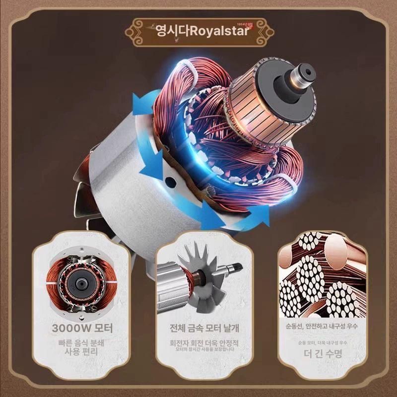 방앗간기계 곡물분쇄기 미니 곡물 가루 그라인더 마늘 800g 430 - 상세 이미지 3