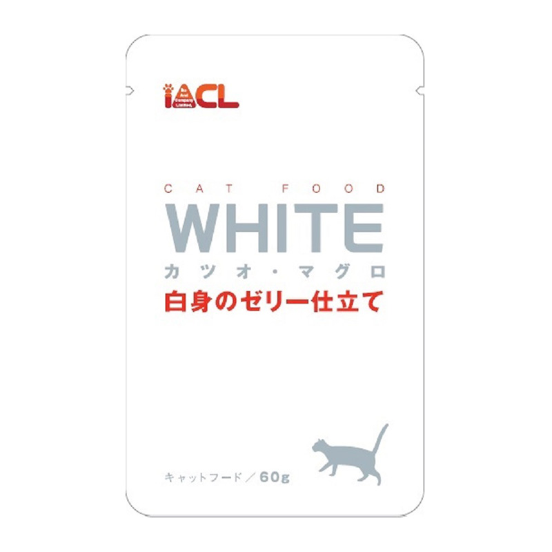 일본 가다랑어 & 참치 흰살 이토&컴퍼니 WHITE 젤리 타입 60g 고양이사료 - 상품 이미지