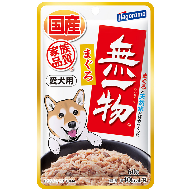 일본 참치 하고로모 푸드 애견용 반려견용 무일물 파우치 60g - 상품 이미지