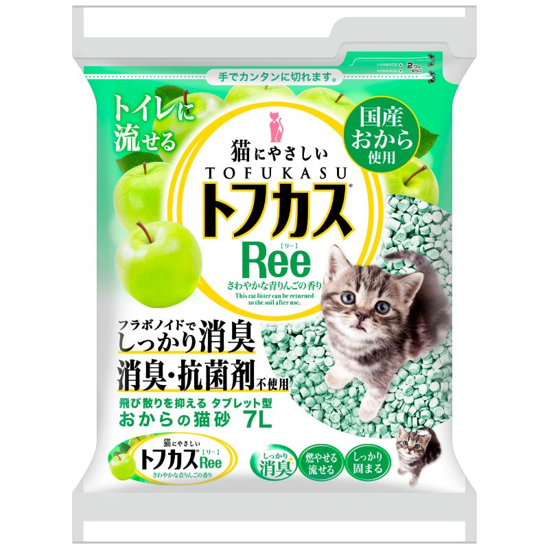일본 페그테크 고양이 모래 토프카스 Ree 7L - 메인 이미지