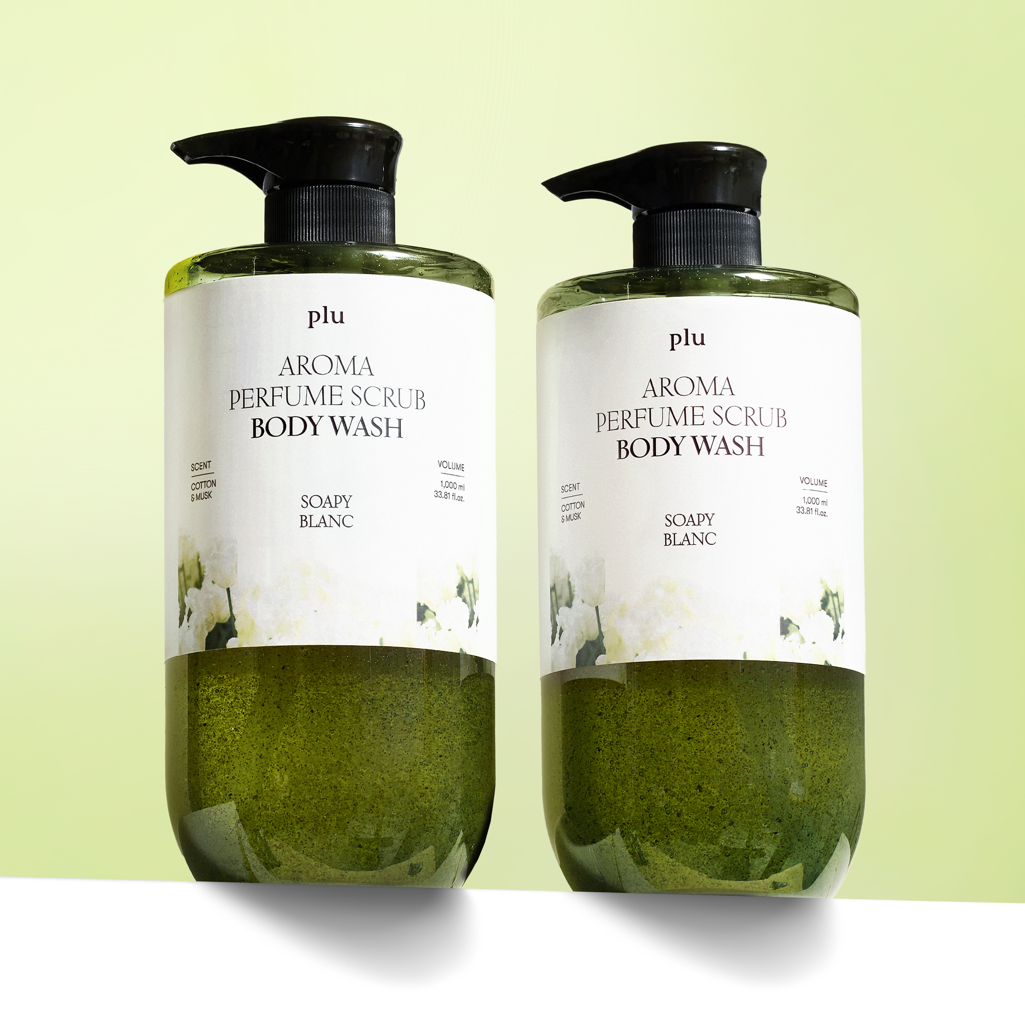 [플루] 1+1 아로마 퍼퓸 스크럽 바디워시 1000ml 소피블랑 제품 이미지