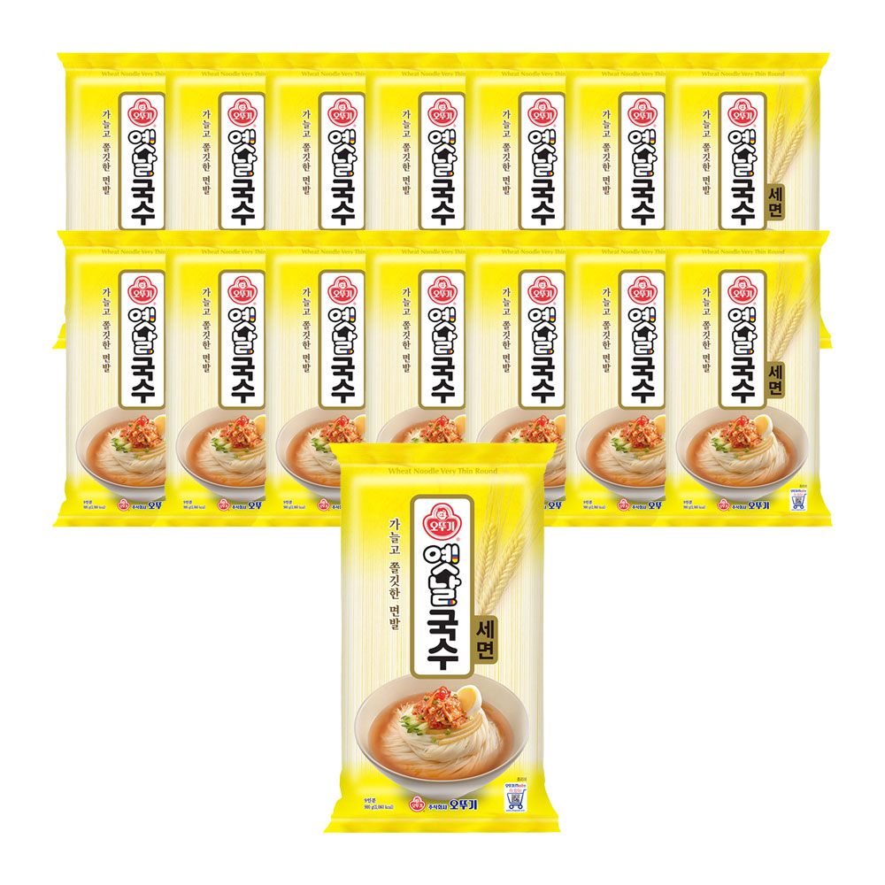 오뚜기 옛날 국수 세면 900g, 15개 - 상품 이미지