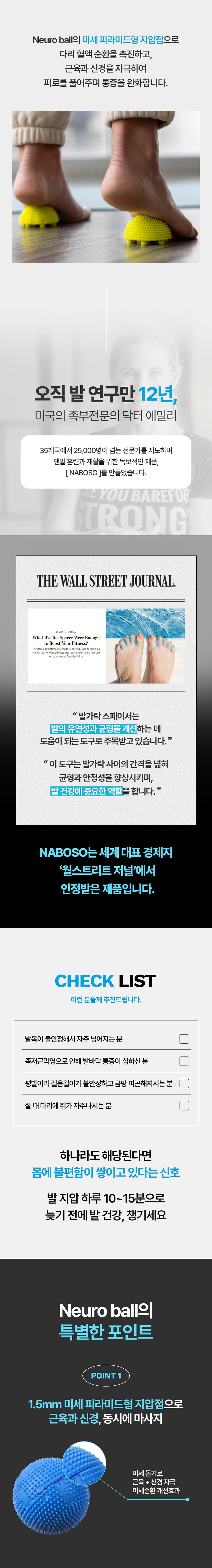 나보소 뉴로볼 & 뉴로 마사지 스틱 Neuro ball & Neuro Stick 판매처 상세 정보 이미지 3