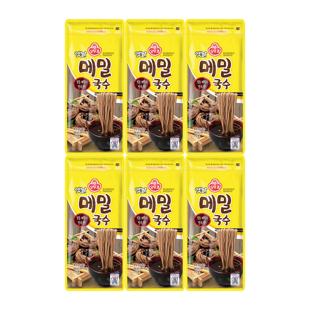 오뚜기 옛날 메밀국수 400g, 6개