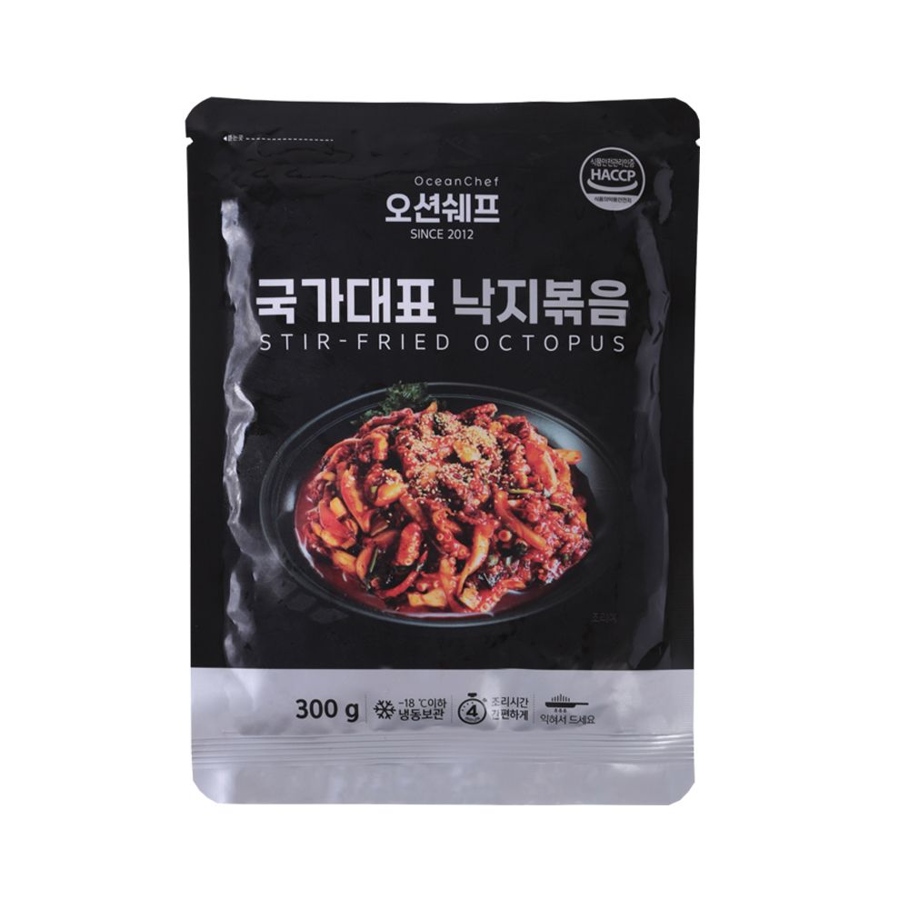 오션쉐프 낙지 볶음 밀키트 매콤낙지 간편식 300g, 2개 - 상세 이미지 3