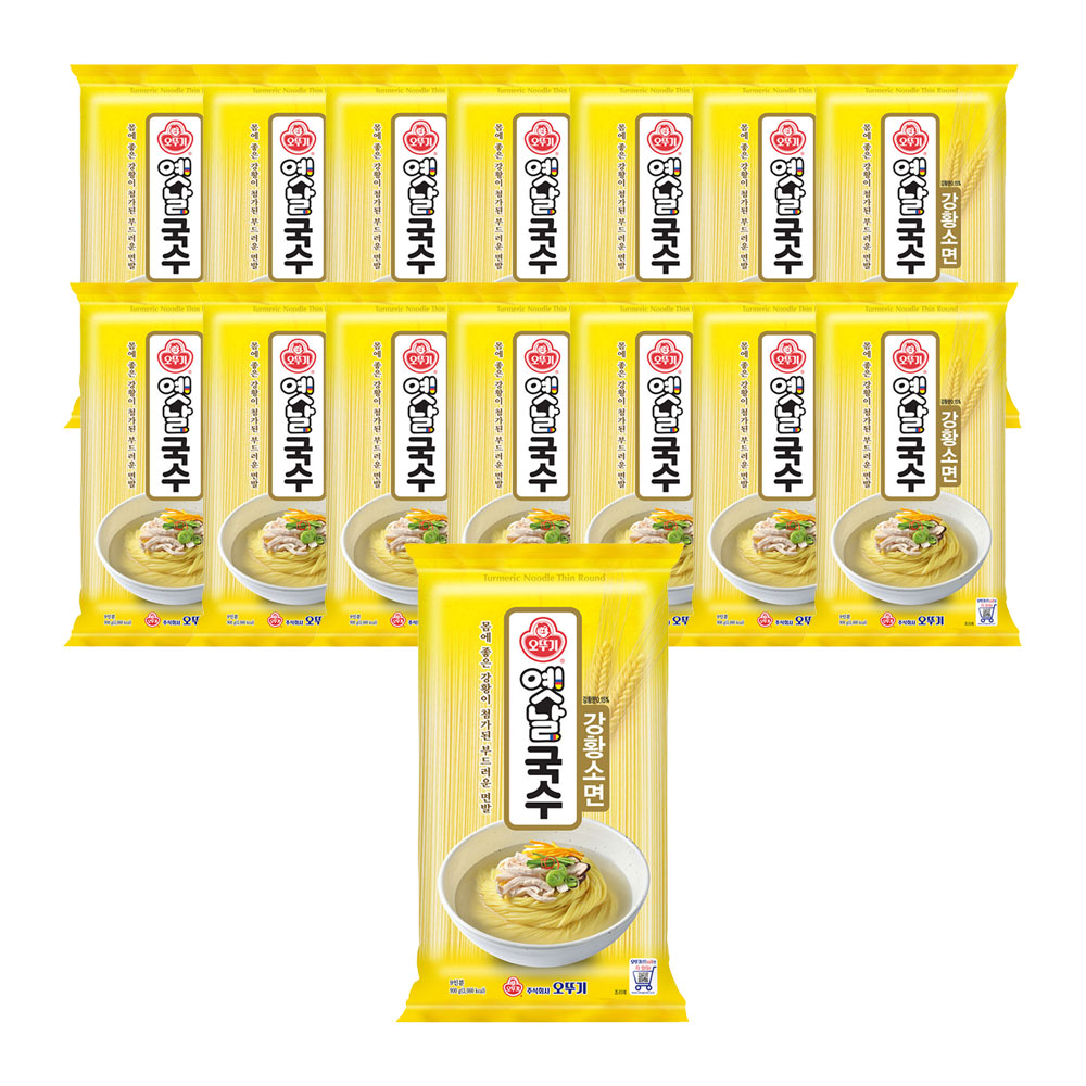 오뚜기 옛날 강황국수 900g, 15개