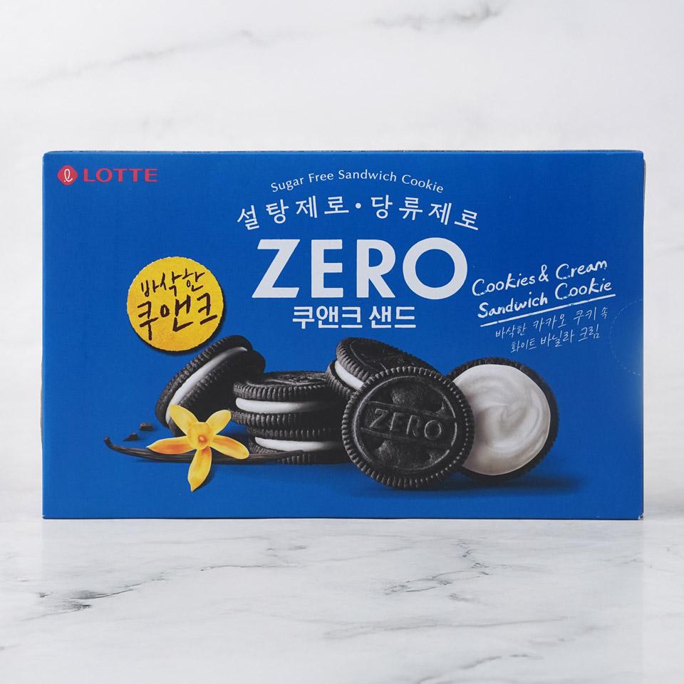 메가마트 롯데웰푸드 제로 쿠앤크샌드 288g - 상품 이미지