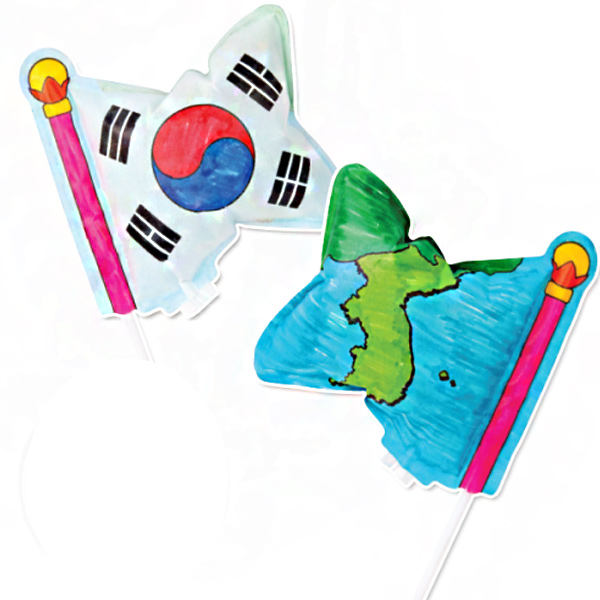 컬러룬 색칠풍선 태극기 낱개 1개 - 메인 이미지