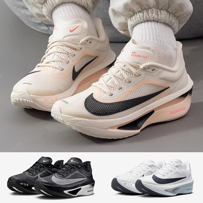 나이키 줌 플라이 6 화이트 퓨어 플래티넘 스모크 그레이 FN8455