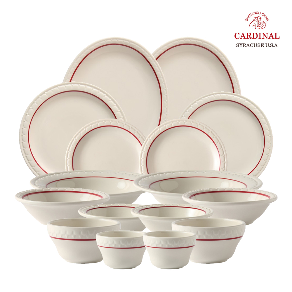 시라쿠스 쉐난고 카디날 빈티지 그릇세트 혼수 신혼 식기 / 16종, 2인 홈세트, 1세트