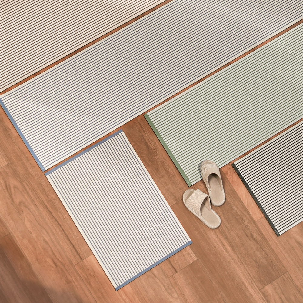 하루의공간 comfy 주방 매트 규조토 발매트 빨아쓰는 욕실 현관 그린, 45x70cm