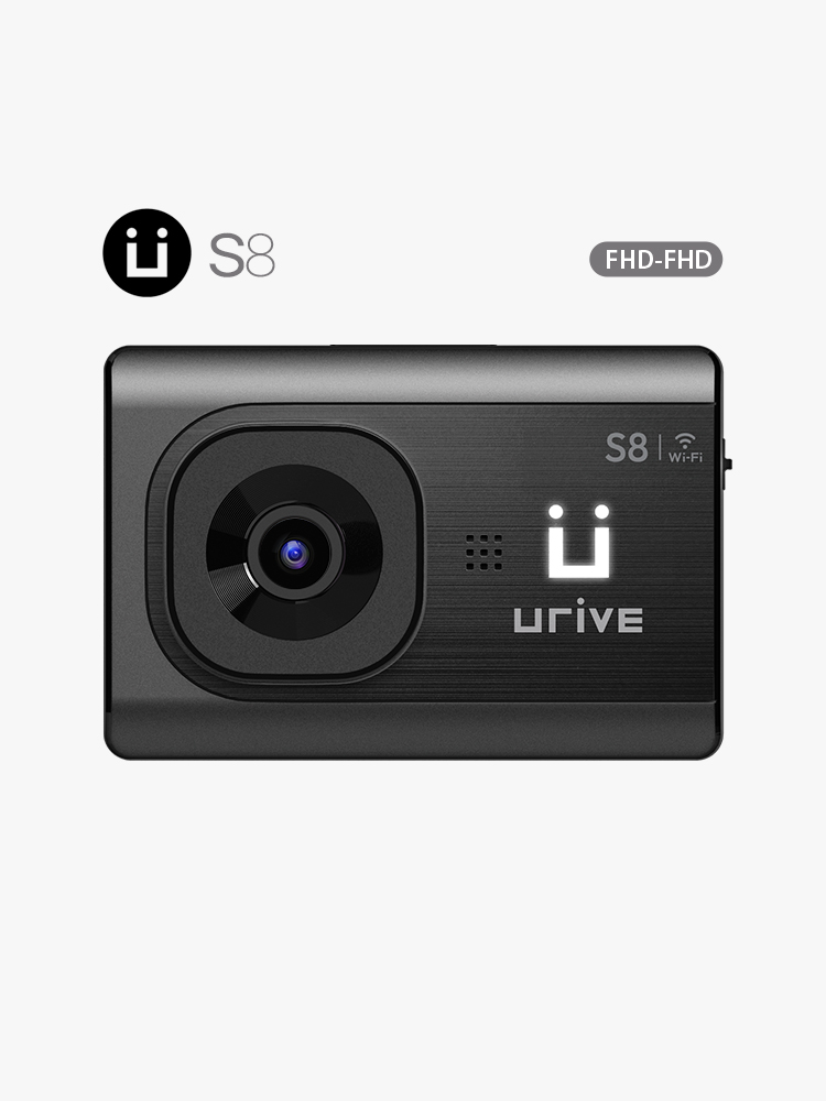 유라이브 2채널 와이파이 블랙박스 S8 WI-FI 64G - 상품 이미지