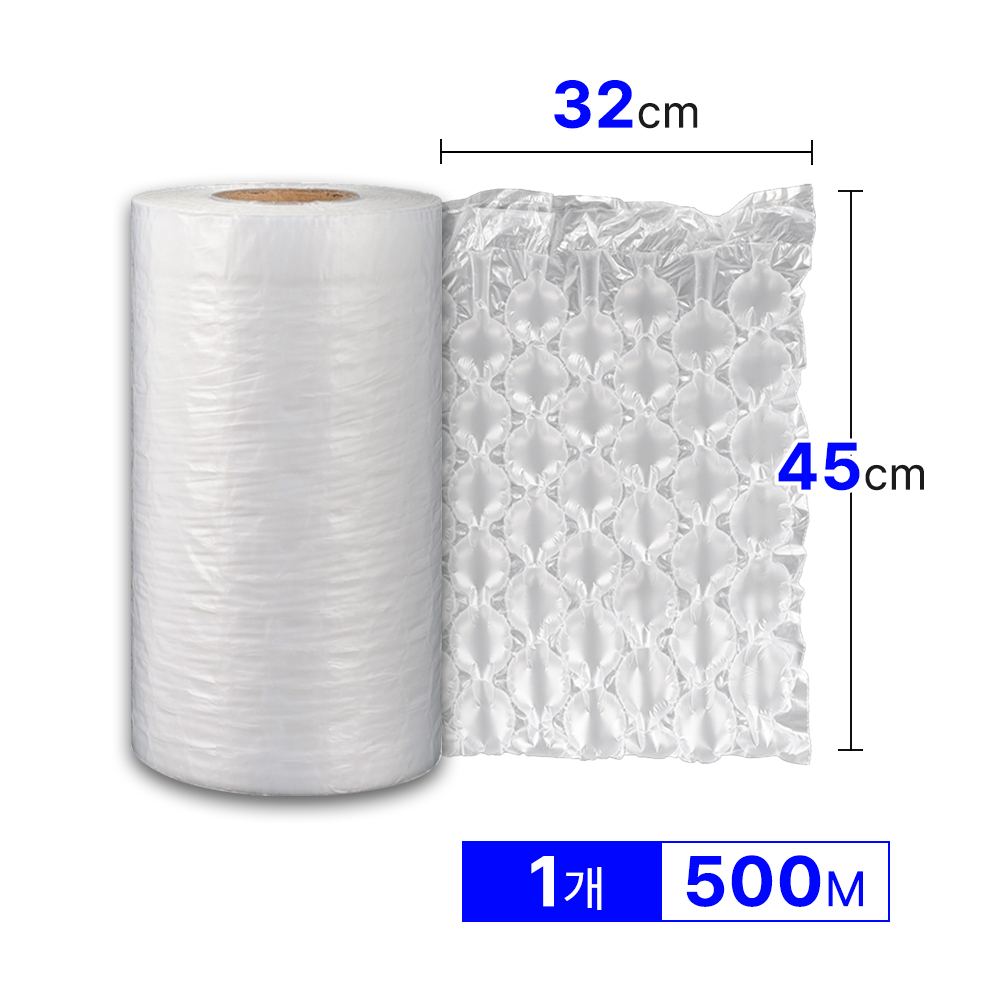 제이팩 에어쿠션필름 에어캡기계필름 에어캡제조기 매트M형 D.45x32cm x500m, 1개